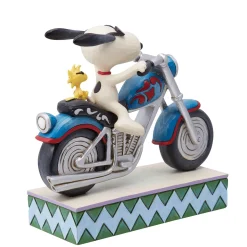 Peanuts by Jim Shore Snoopy & Woodstock Riding Moto