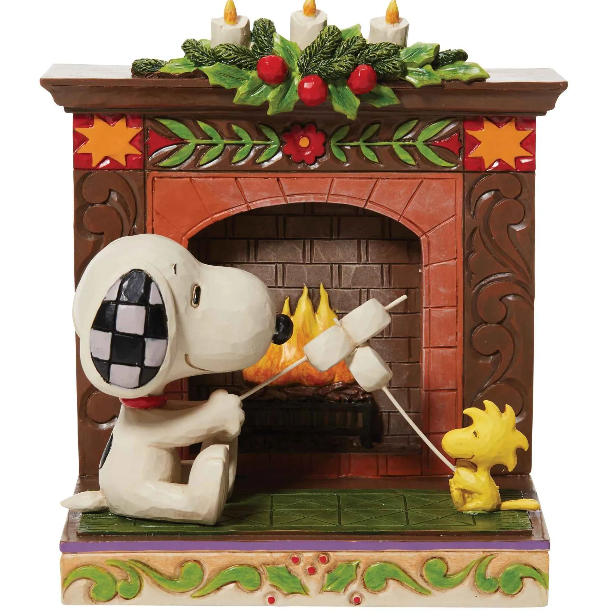 Peanuts by Jim Shore Snoopy & Ws Fireplace
