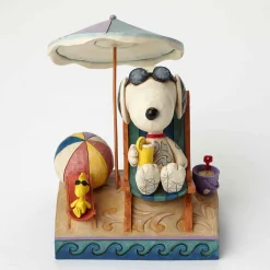Peanuts by Jim Shore Snoopy And Woodstock At Beach
