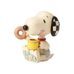 Peanuts by Jim Shore Snoopy Donut & Coffee Mini