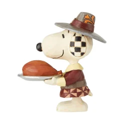 Peanuts by Jim Shore Snoopy Pilgrim Mini Fig