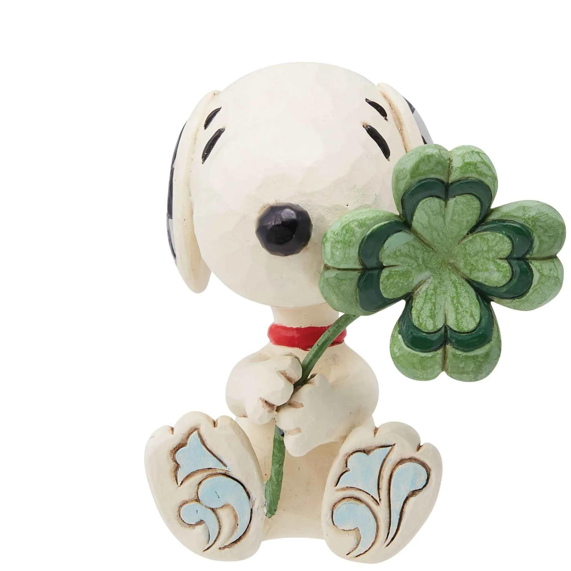 Peanuts by Jim Shore Snoopy With Clover Mini