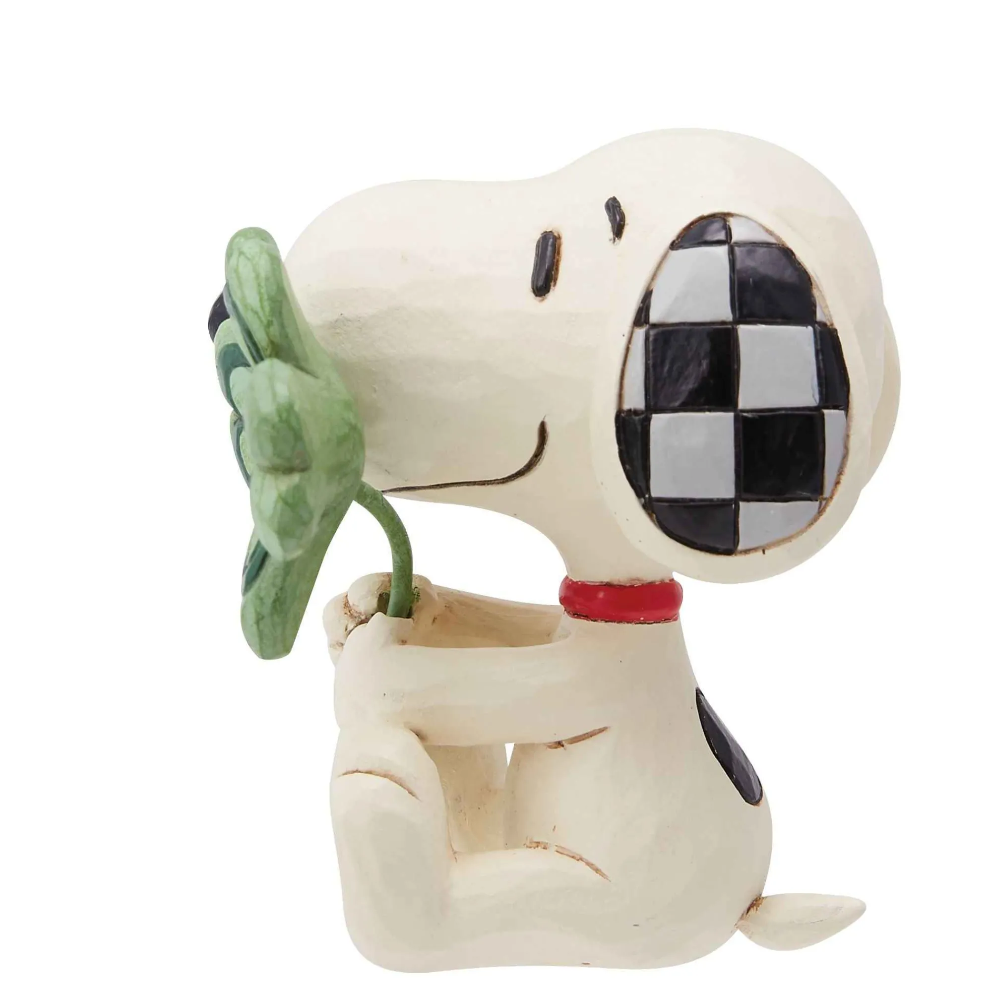 Peanuts by Jim Shore Snoopy With Clover Mini