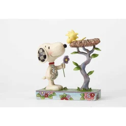Peanuts by Jim Shore Snoopy With Woodstock In Nest