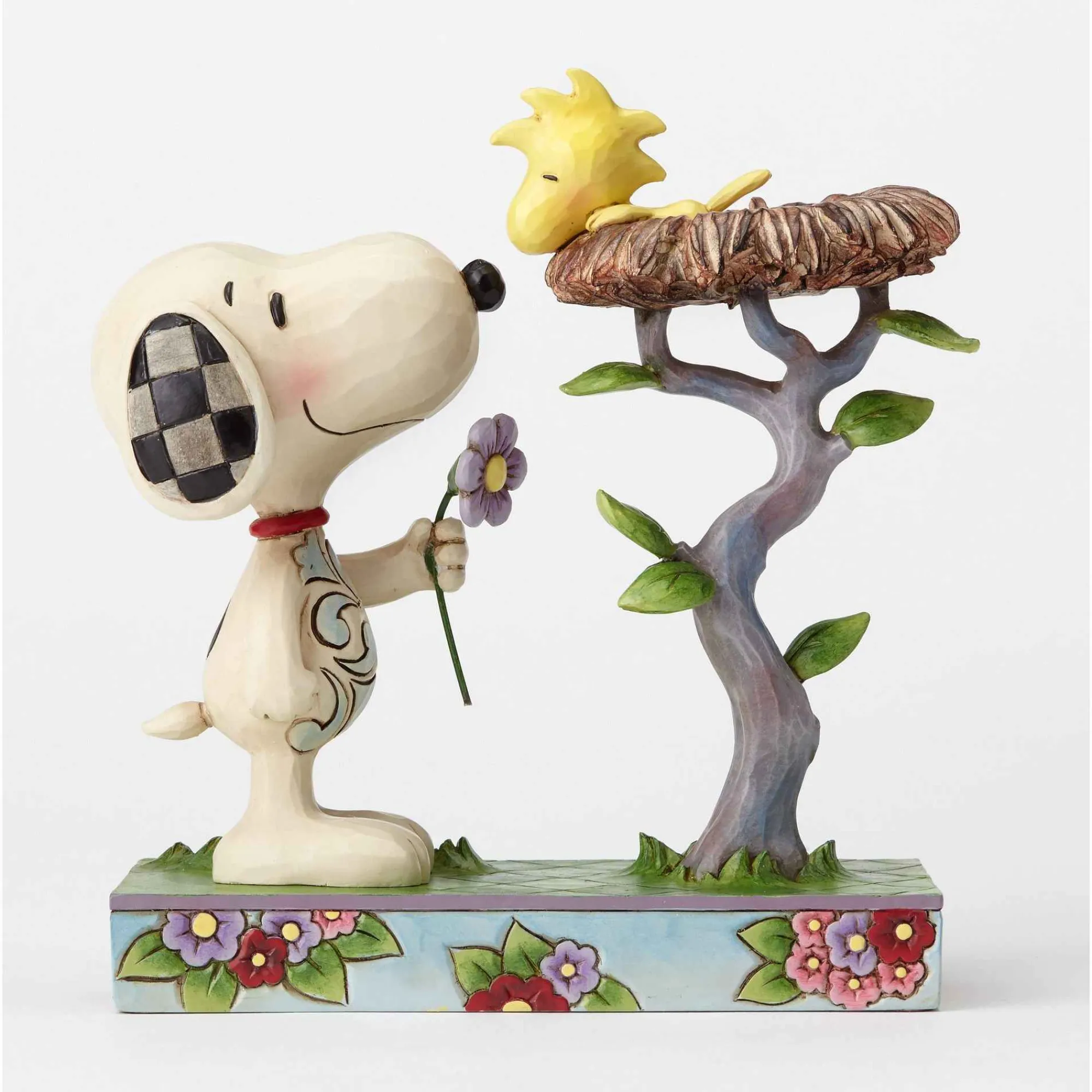 Peanuts by Jim Shore Snoopy With Woodstock In Nest