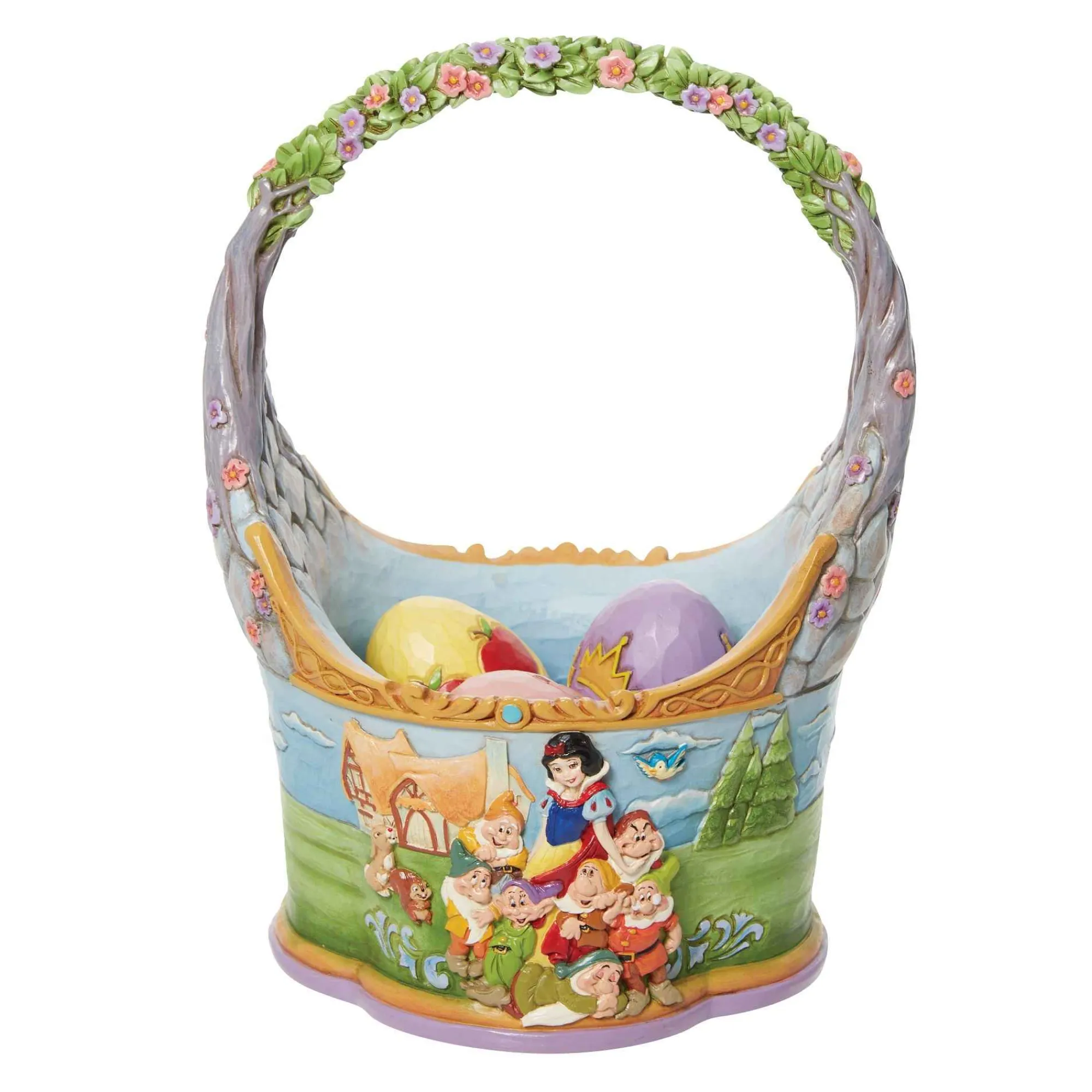 Disney Traditions Snow White Basket & Eggs