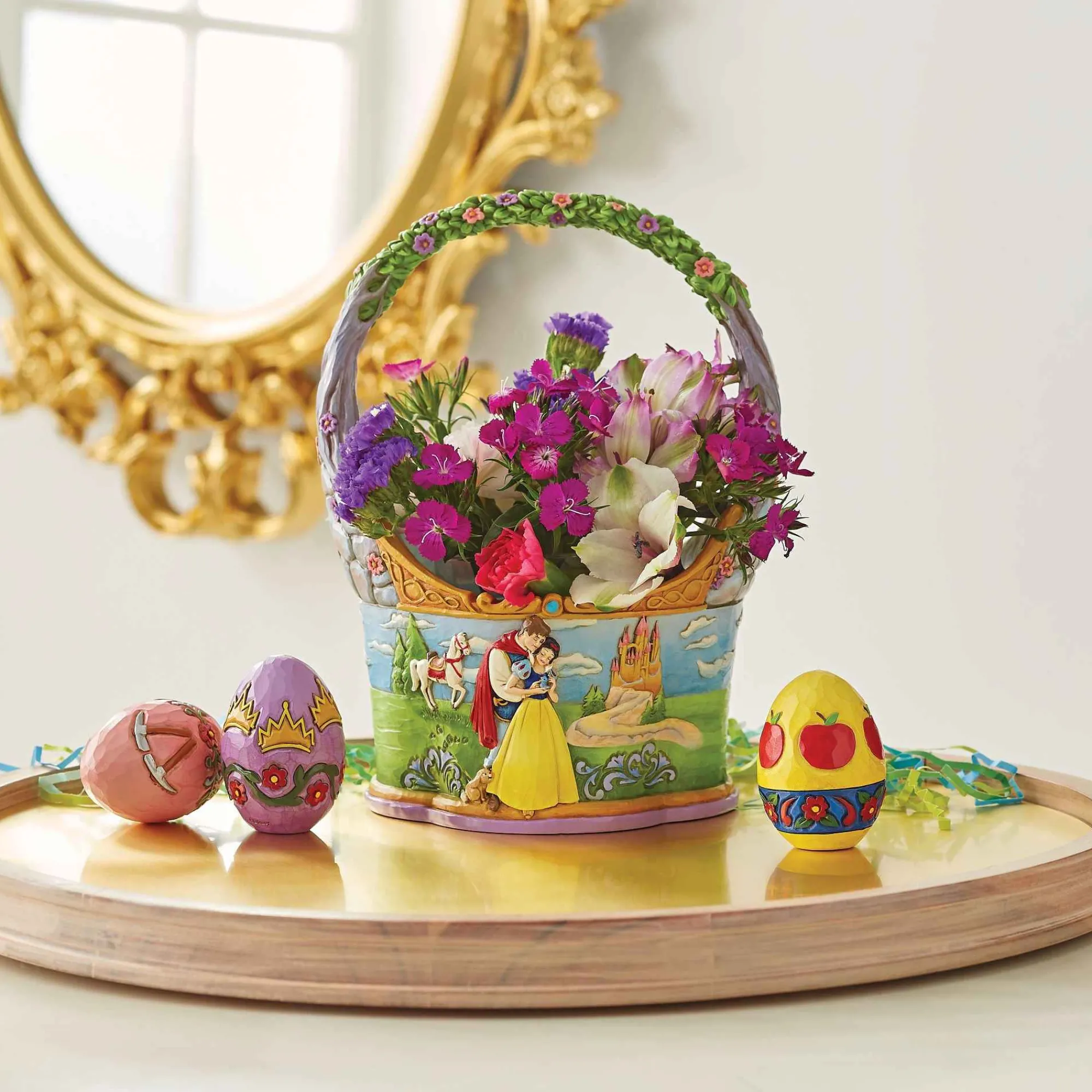 Disney Traditions Snow White Basket & Eggs