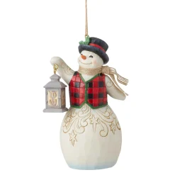 Country Living by Jim Shore Snowman With Lantern Ornament