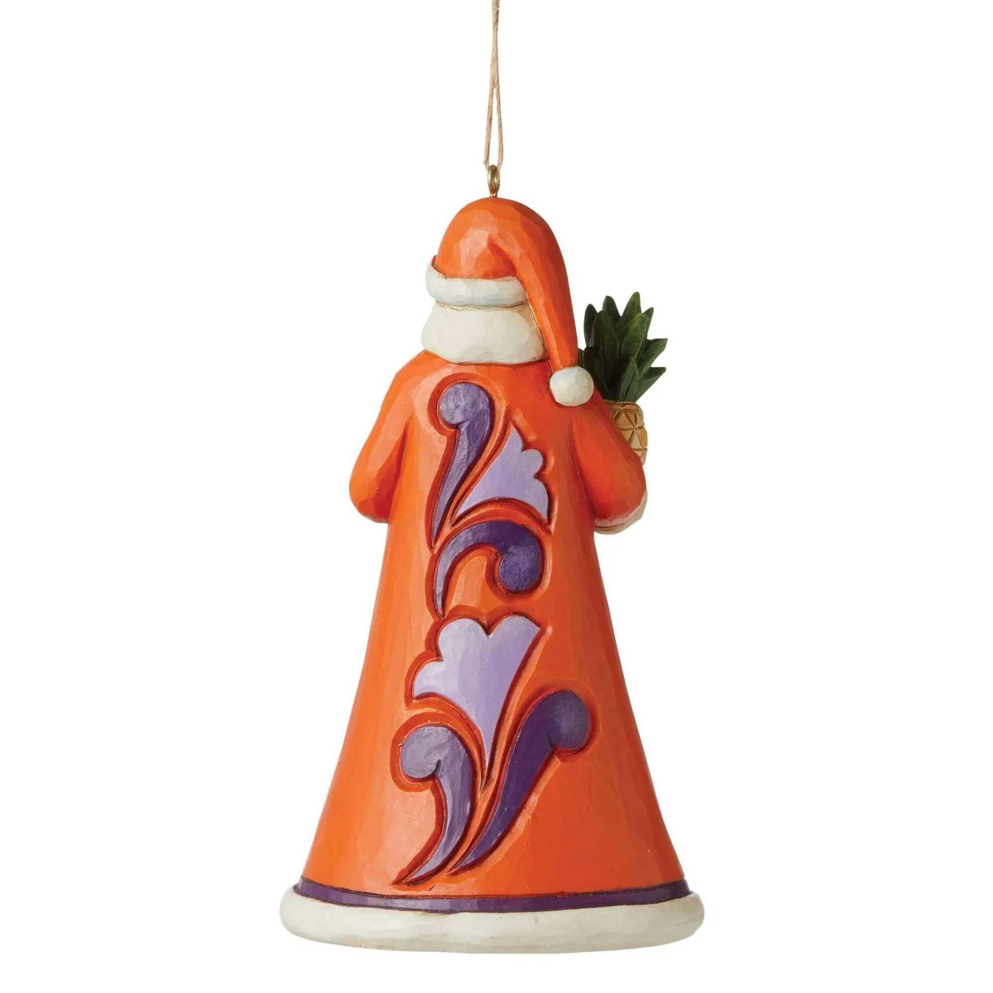 Jim Shore Heartwood Creek Southcarolina Orange Santa Orn