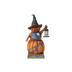 Jim Shore Heartwood Creek Stacked Pumpkin Witch