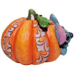 Disney Traditions Stitch In Jack O Lantern