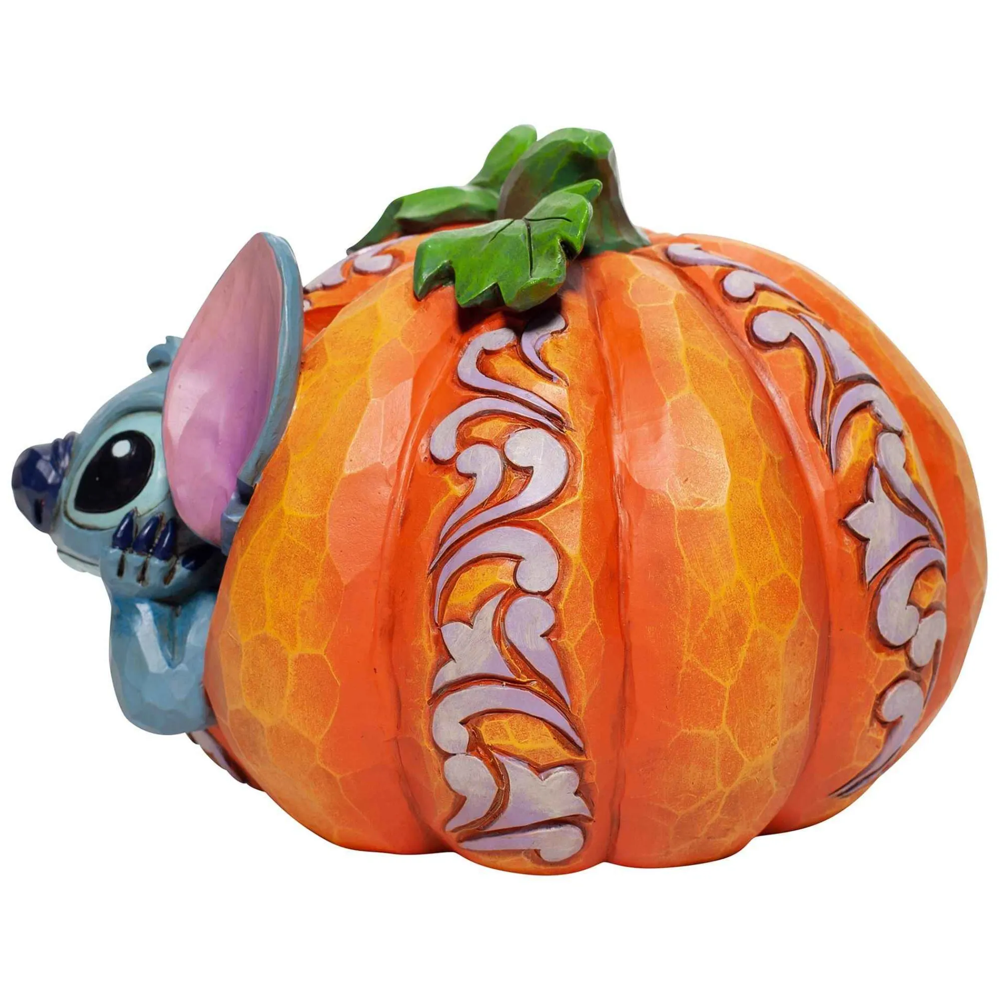 Disney Traditions Stitch In Jack O Lantern