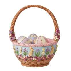 Jim Shore Heartwood Creek 19Th Annual Easter Basket W/Eg