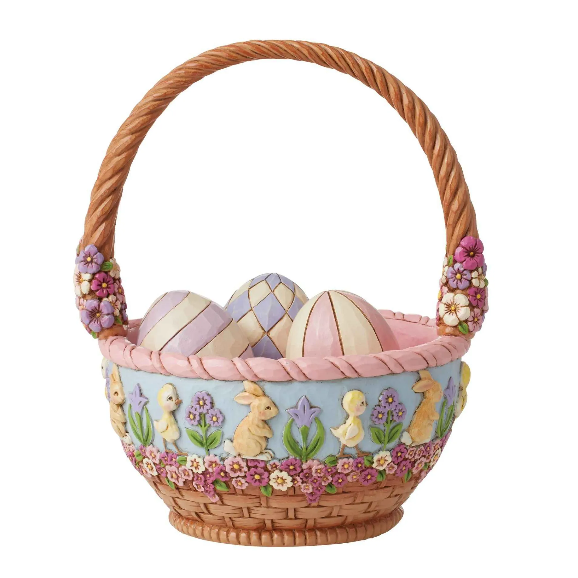 Jim Shore Heartwood Creek 19Th Annual Easter Basket W/Eg