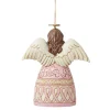 Jim Shore Heartwood Creek The Rose Angel With Heart Orn