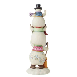 Jim Shore Heartwood Creek Three Stacked Snowmen