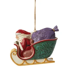 Jim Shore Heartwood Creek Twas The Night Santa In Sleigh