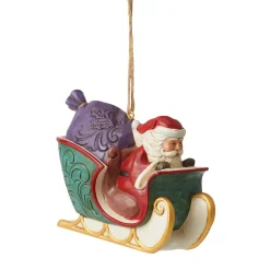 Jim Shore Heartwood Creek Twas The Night Santa In Sleigh