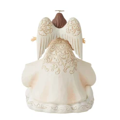 Jim Shore Heartwood Creek White Woodland Angel With Coat