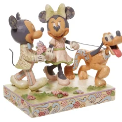 Disney Traditions White Woodland Mickey&Minnie