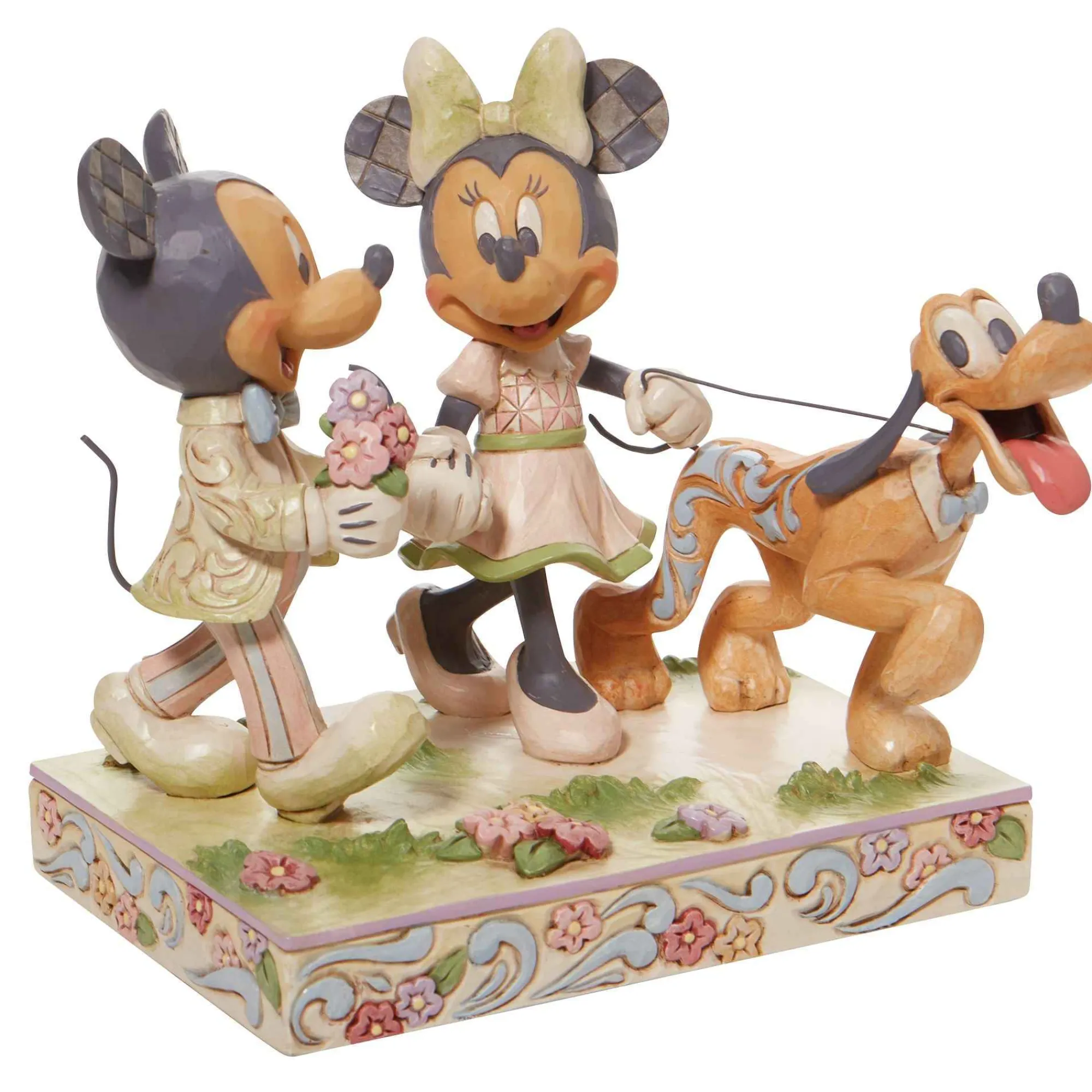Disney Traditions White Woodland Mickey&Minnie