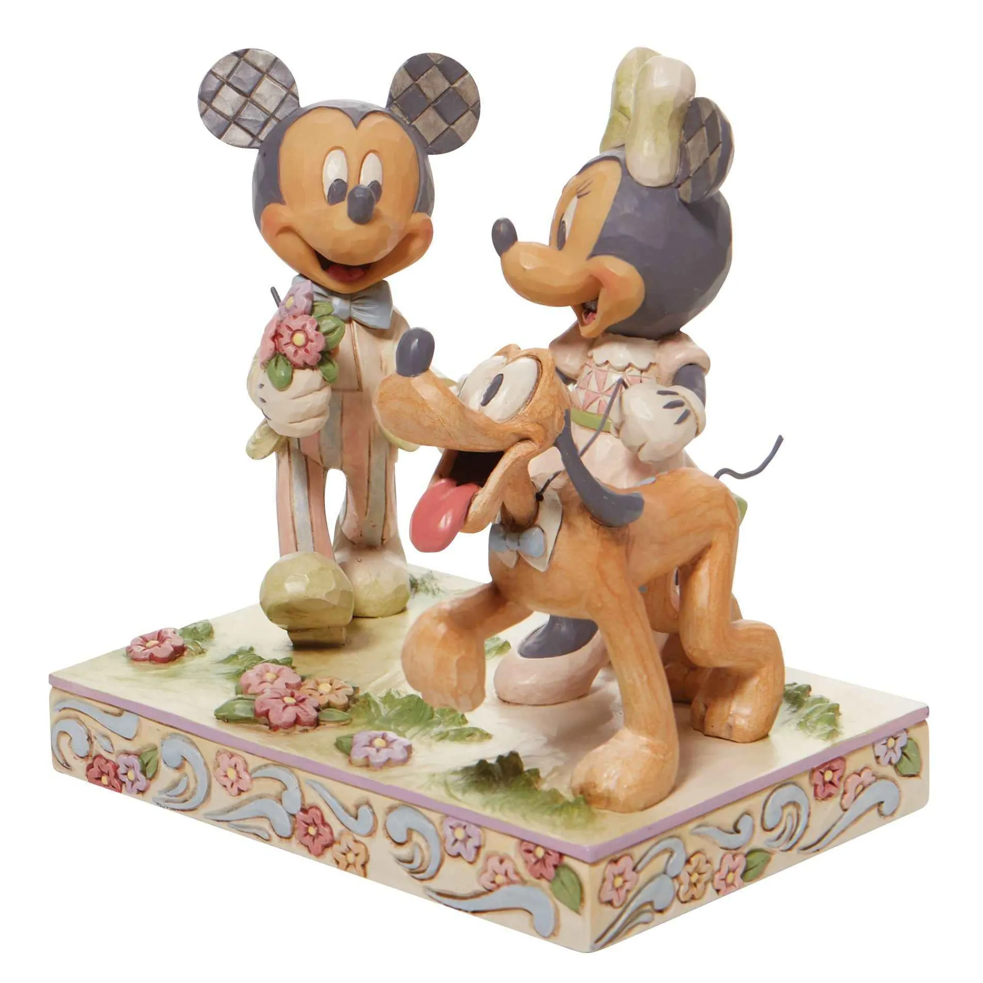 Disney Traditions White Woodland Mickey&Minnie