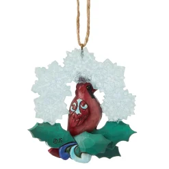 Jim Shore Heartwood Creek Wonderlnd Cardinal Snowflakeor
