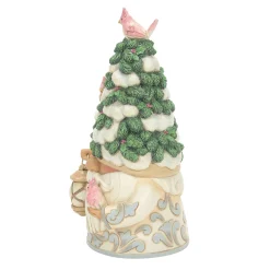 Jim Shore Heartwood Creek Woodland Gnome Evergreen Hat