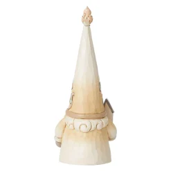 Jim Shore Heartwood Creek Woodland Gnome Holding Birdhse