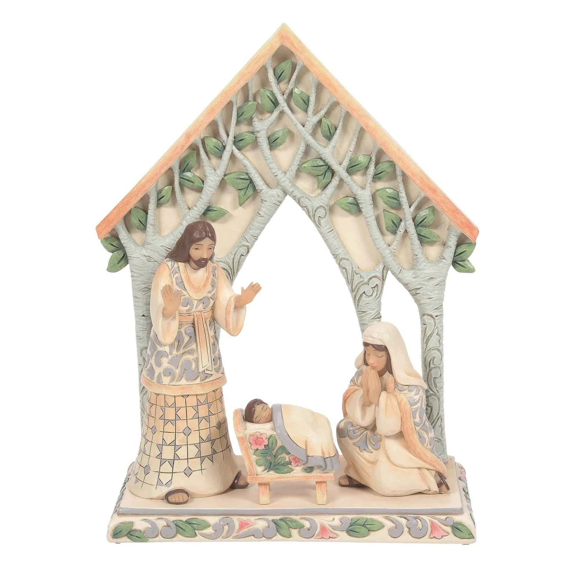 Jim Shore Heartwood Creek Woodland Holy Family/Creche St