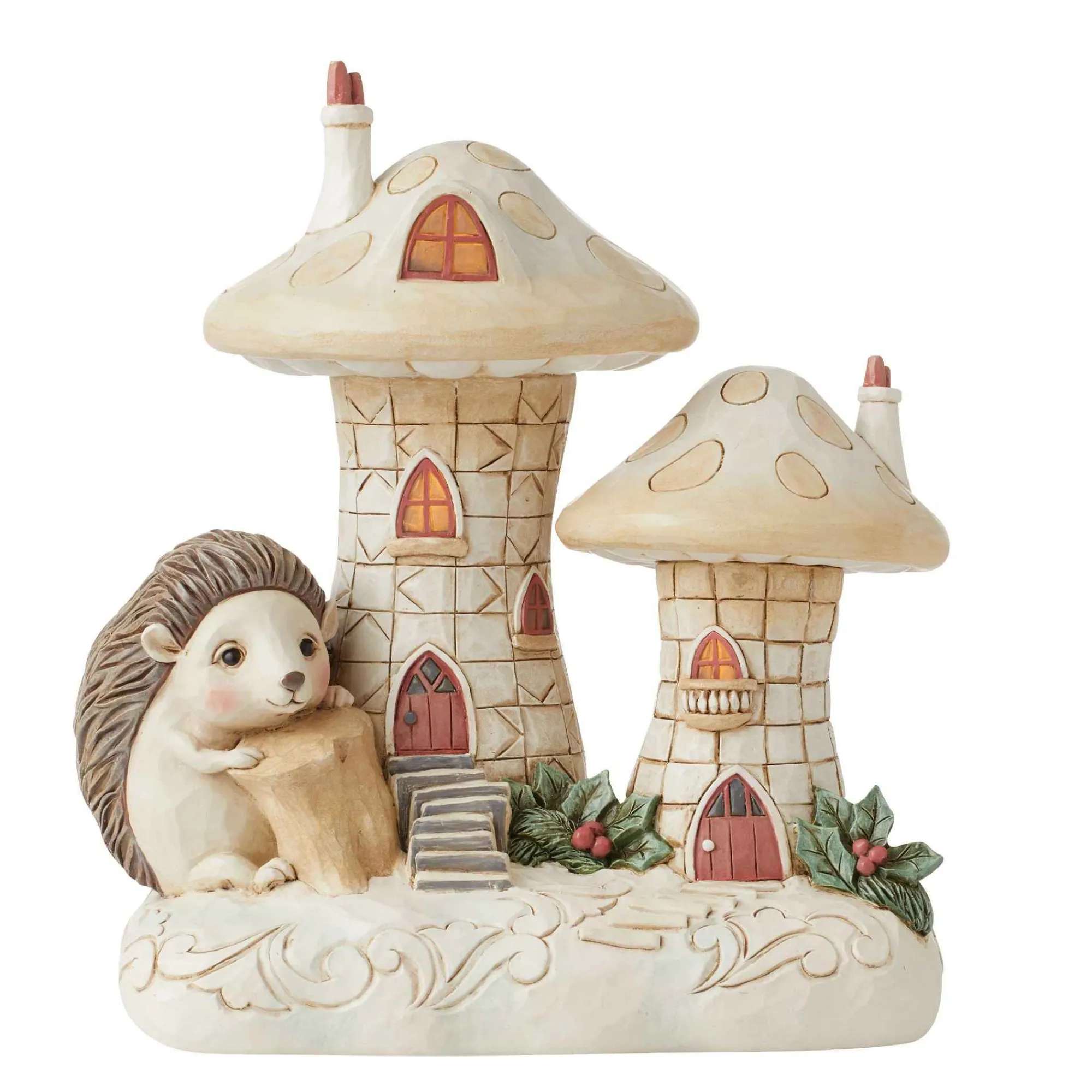Jim Shore Heartwood Creek Woodland Lited Mushroom House