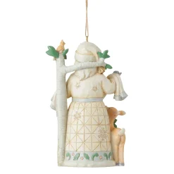 Jim Shore Heartwood Creek Woodland Santa Noel Ornament