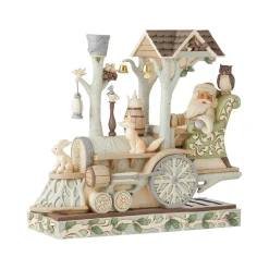 Jim Shore Heartwood Creek Woodland Santa/Train Engine
