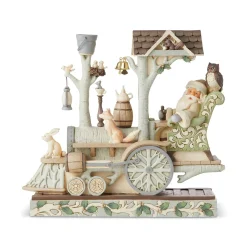 Jim Shore Heartwood Creek Woodland Santa/Train Engine